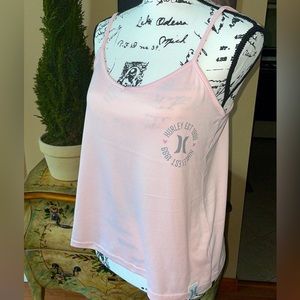2/$20. 
“HURLEY” PINK TANK TOP SIZE M